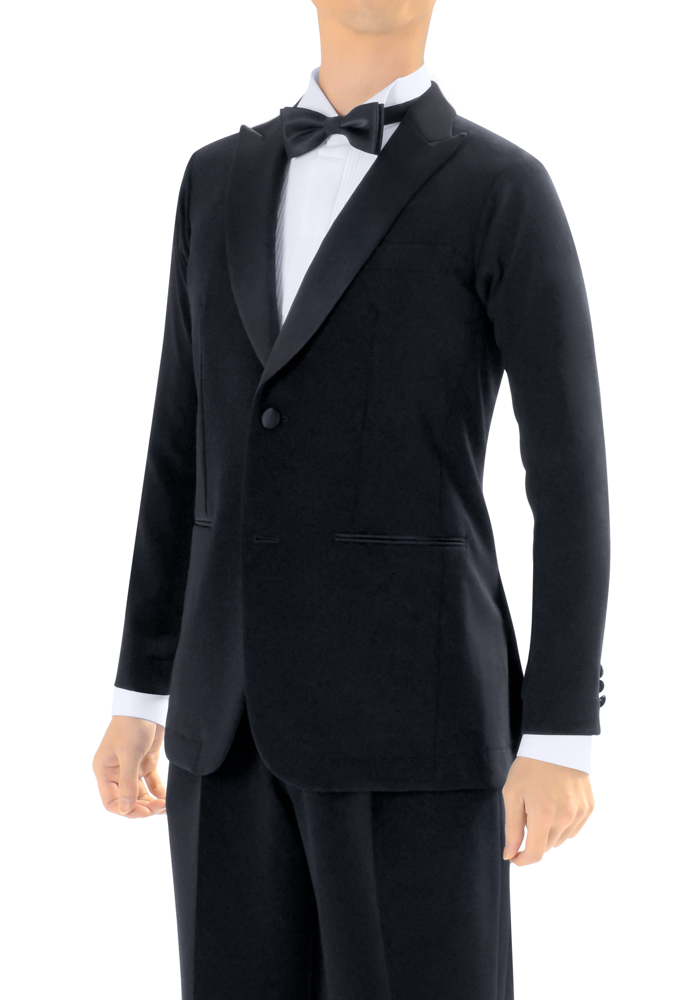 Taka Mens Smooth Dance Tuxedo MJ26TU-Black