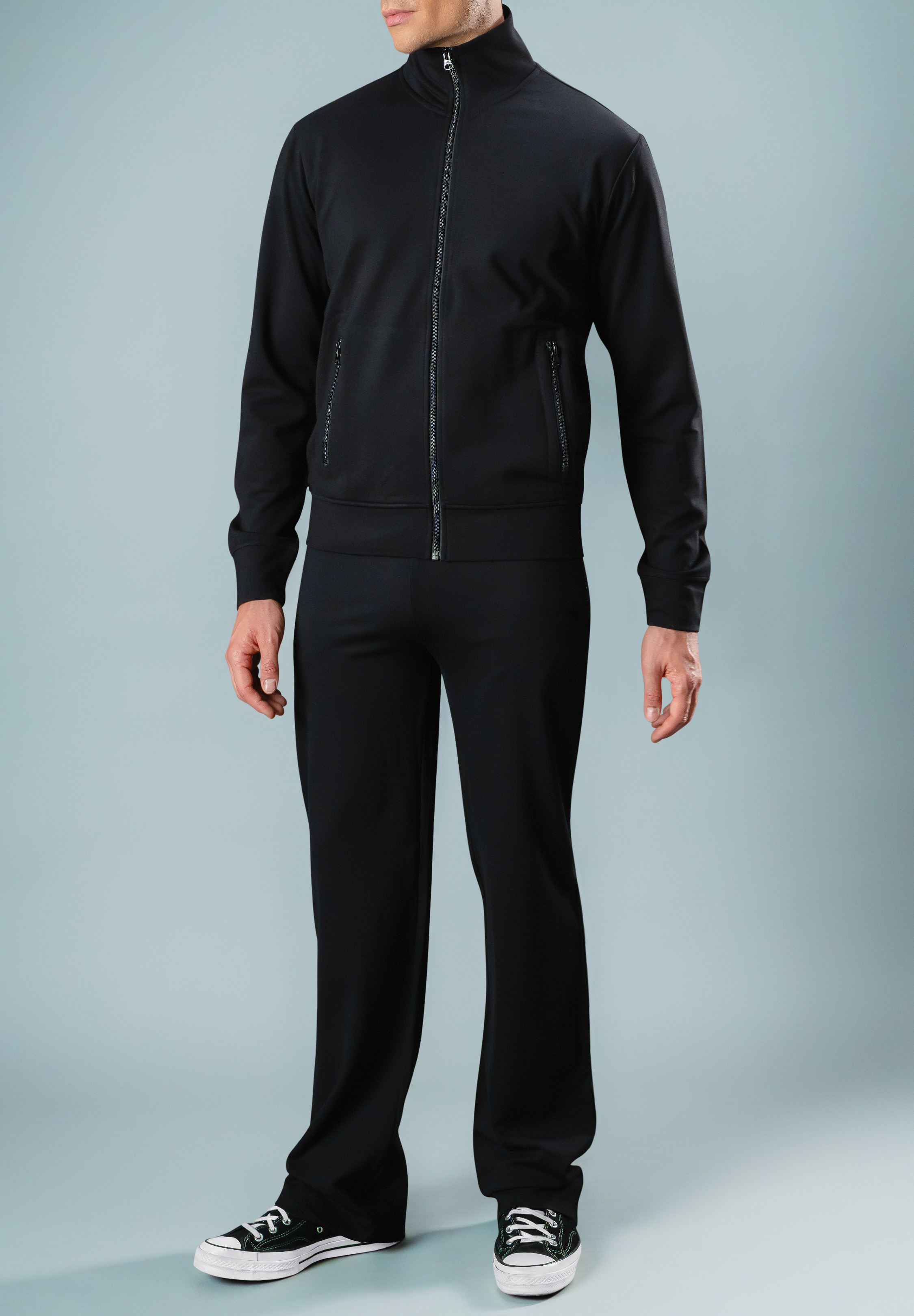 Chrisanne Clover Mens Tracksuit-Black