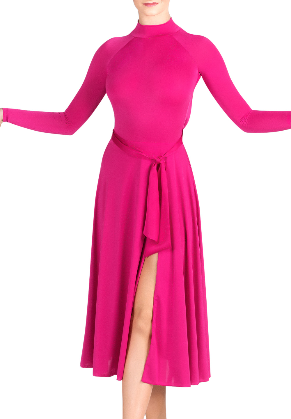 Dance Box Liberty Latin Dress P19120021-03 Amarant