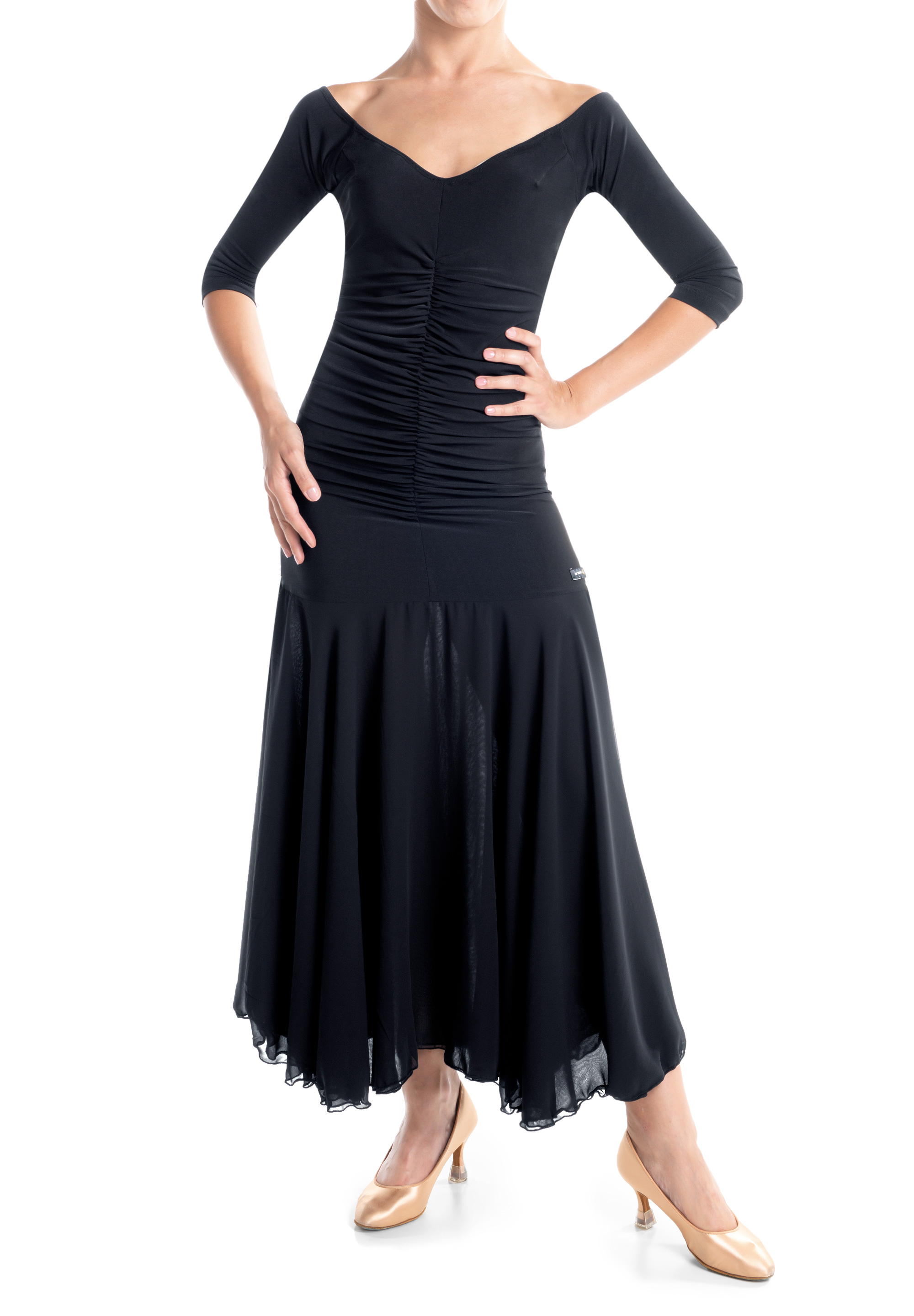 Victoria Blitz Sirmione Standard Dance Dress-Black