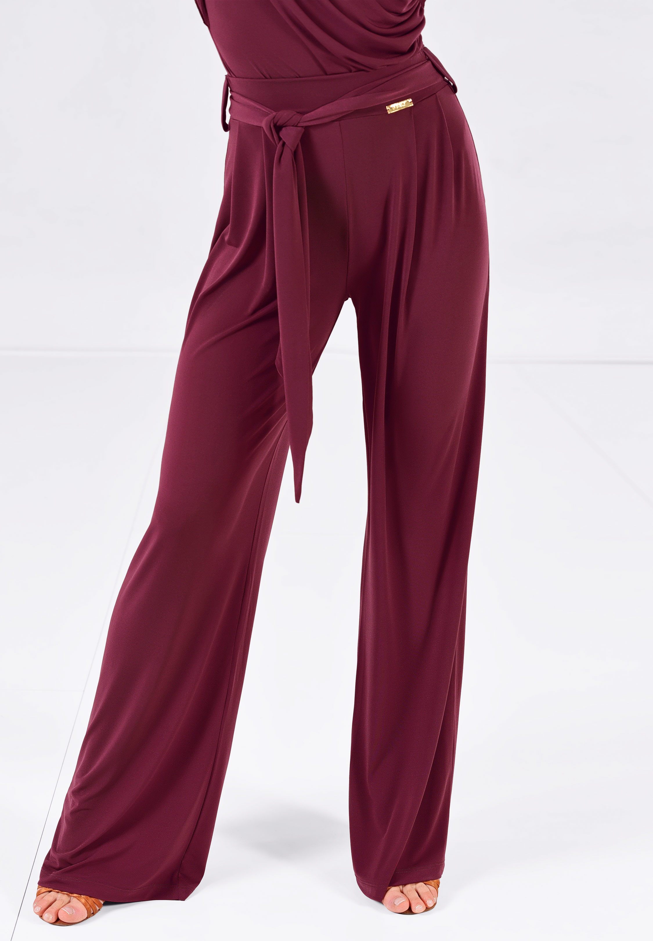 Maly Women’s Sophie Trousers MF241401-Burgundy