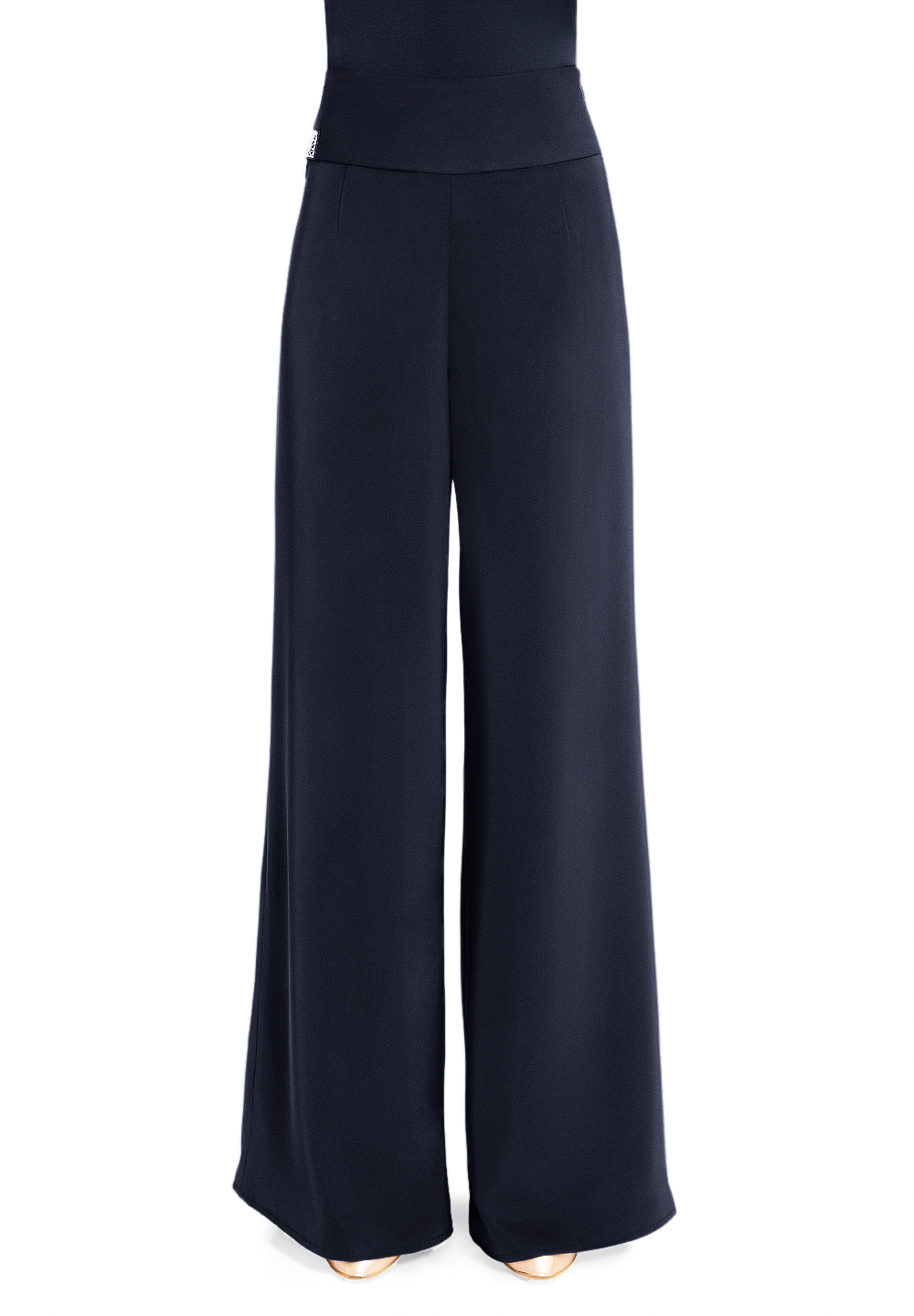 PopconAtelier Basic Wide Leg Pants WLP057-Black