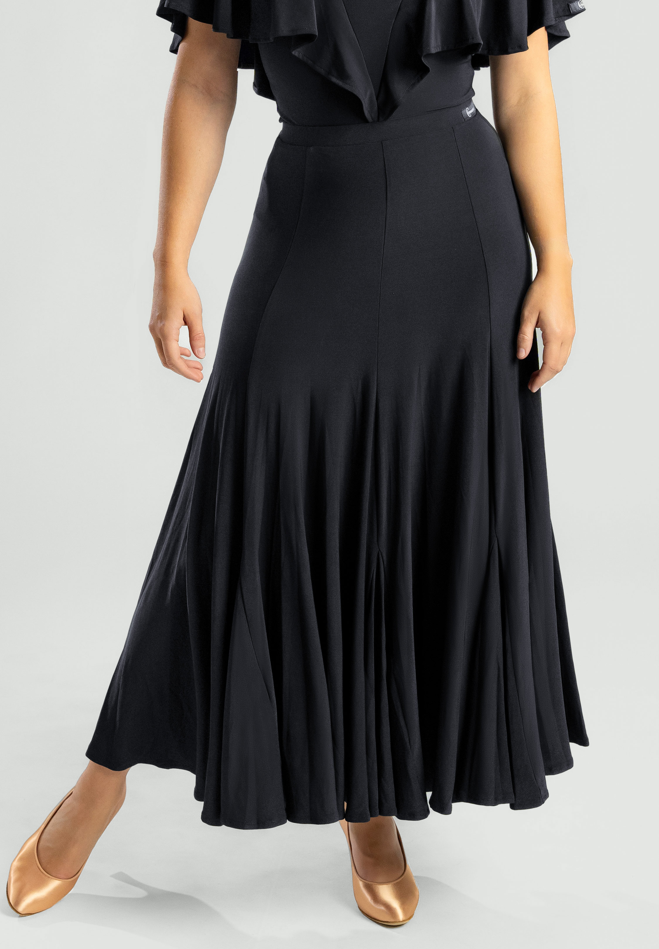 C by Chrisanne Clover Capella Frill Skirt-Black