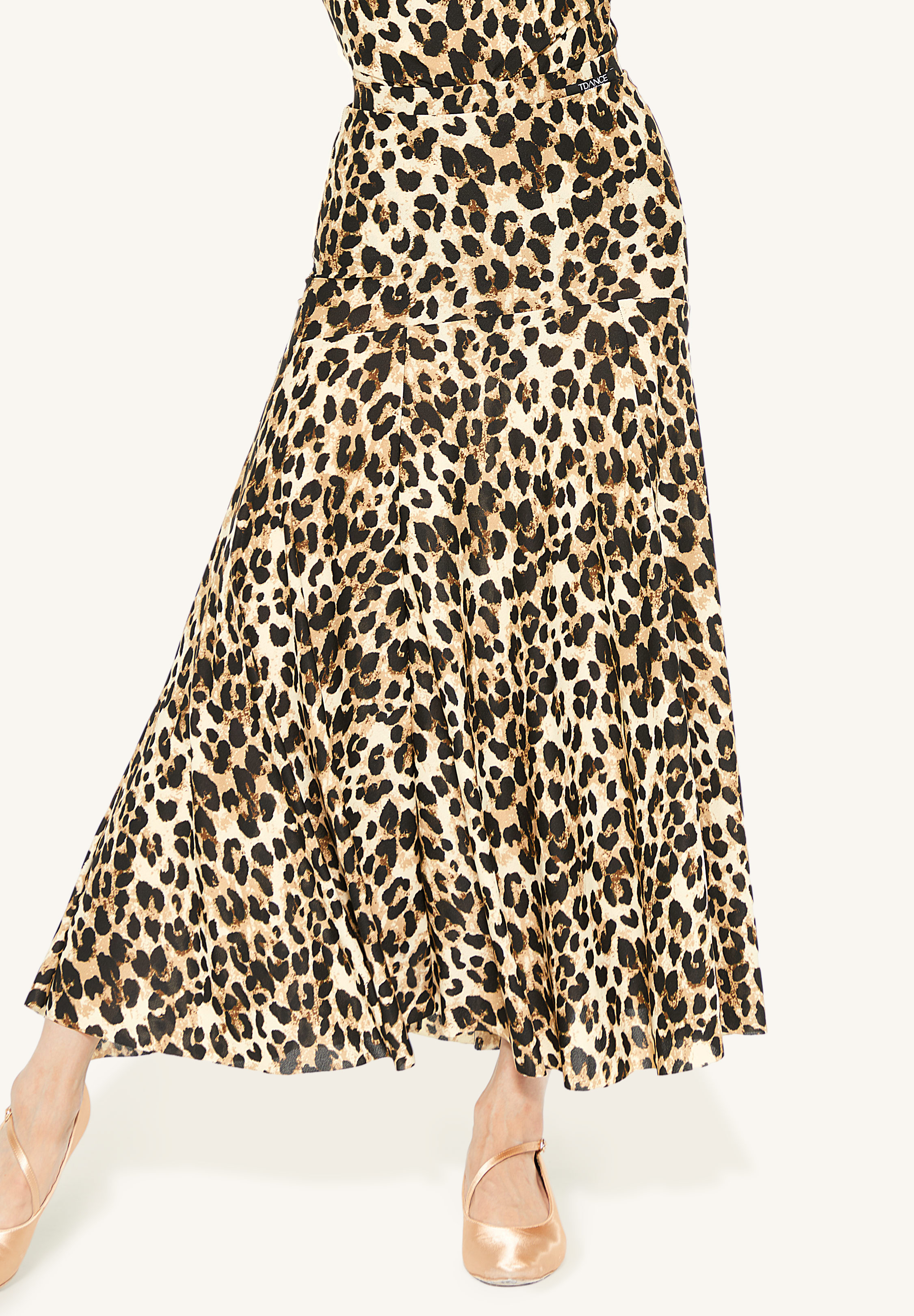 TDANCE A-Line Ballroom Skirt JM-0005-Leopard