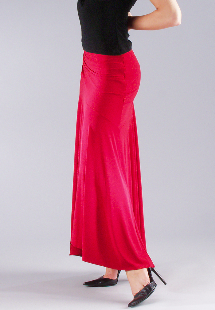 Zdenka Arko Ballroom Skirt S504-Light Red