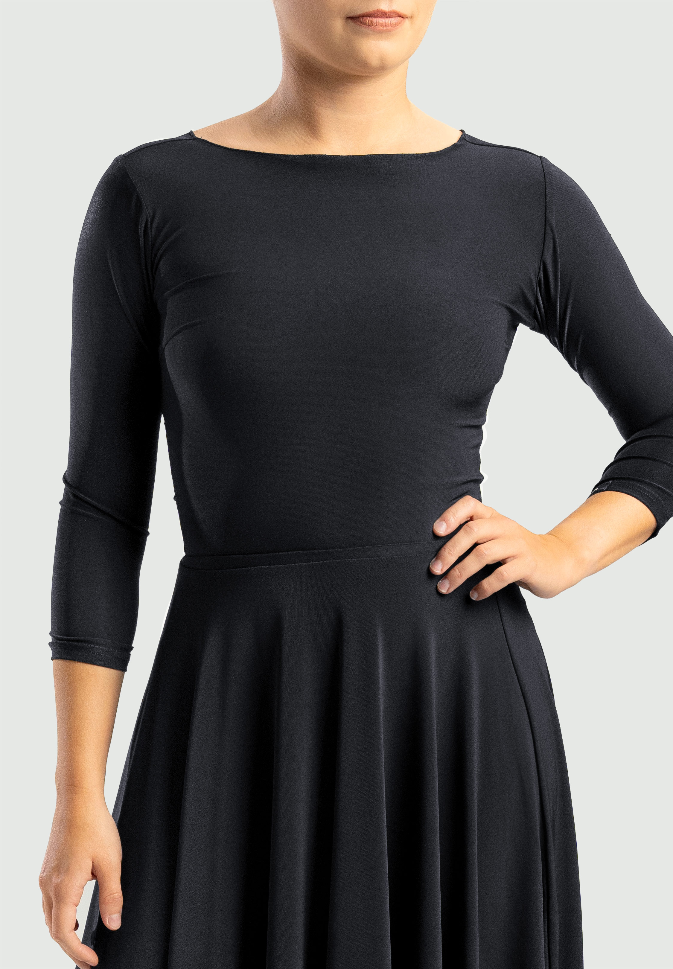 C by Chrisanne Clover Gaia Twisted Top-Black