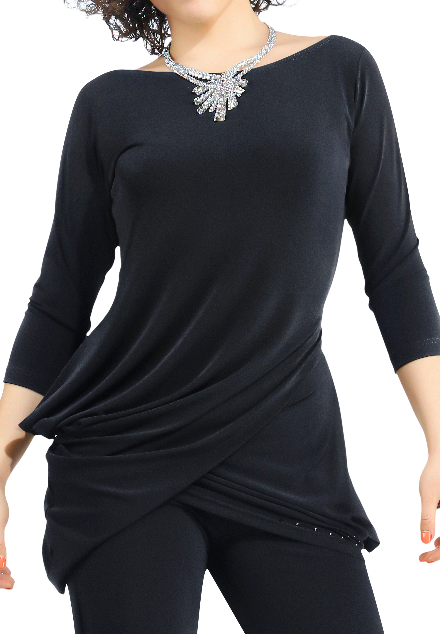 Zdenka Arko Rosebud Dance Top T1507-Black