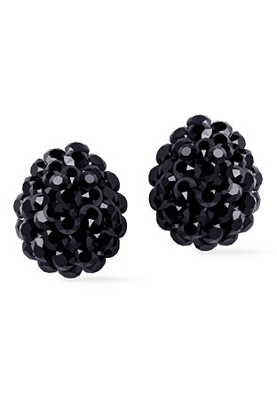 Rhinestone Earring 204205 JT-Jet