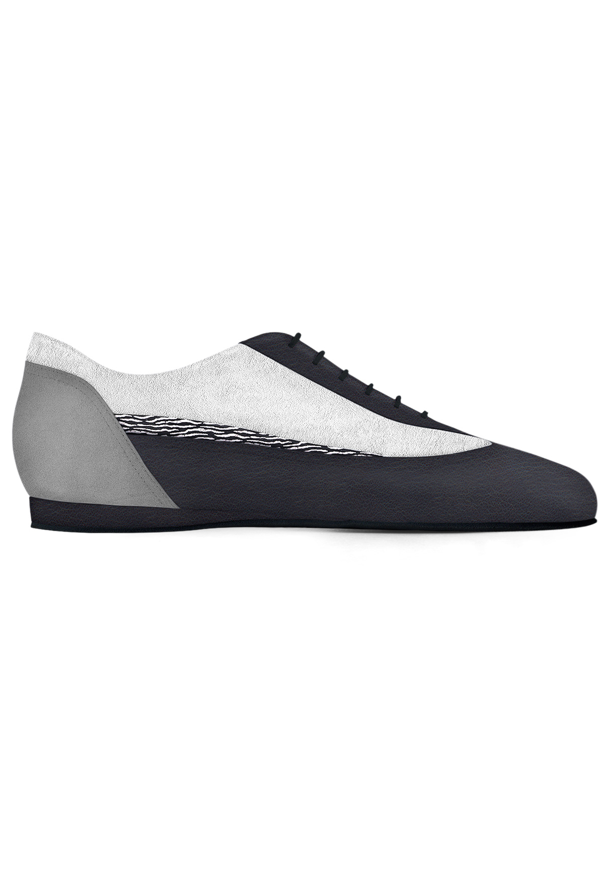 Dance Naturals Polo Art. 141-Black/Silver