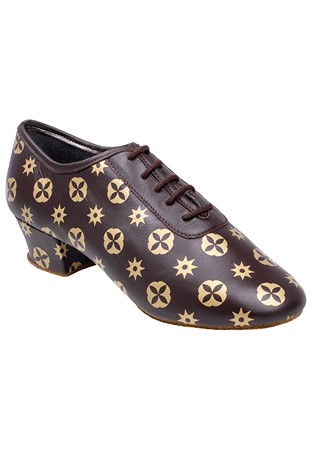 Ray Rose Solstice Practice Shoes 415-Brown with Designer Print
