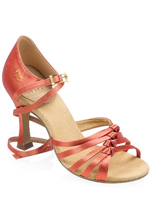 Ray Rose Tania Latin Shoes 824-X-Dark Tan Satin