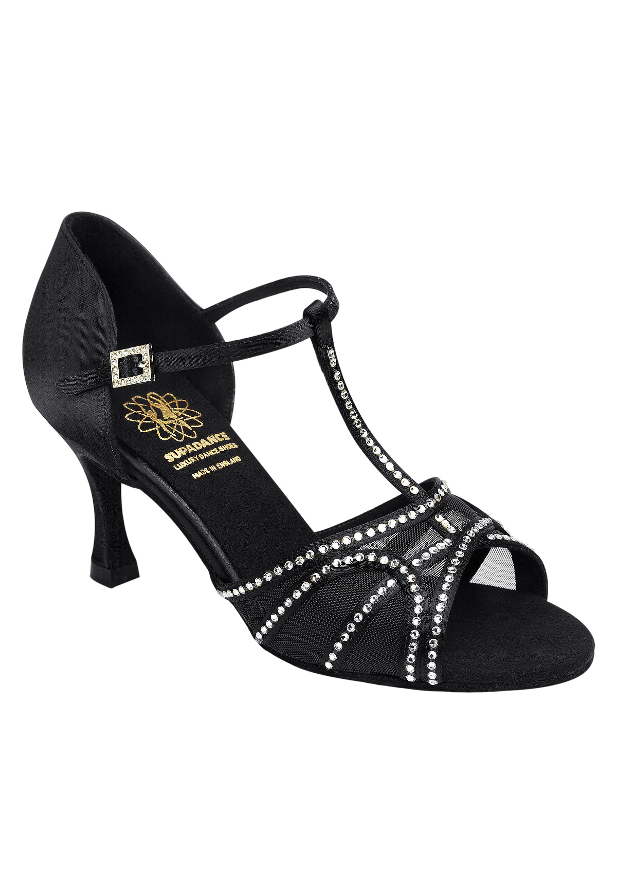 Supadance 1541-Black Satin