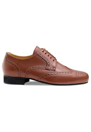 Werner Kern Bormio 28034 Mens Dance Shoes-Brown Deerleather