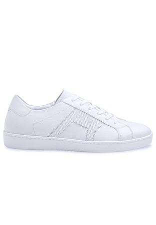 Werner Kern Marsala 28075 Mens Dance Sneakers-White Nappa