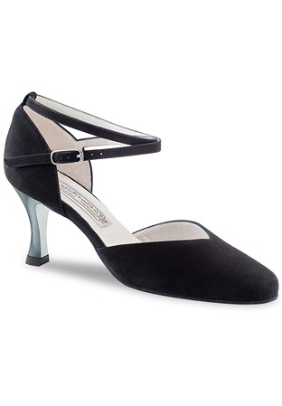 Werner Kern Melodie Social Shoes-Black Suede