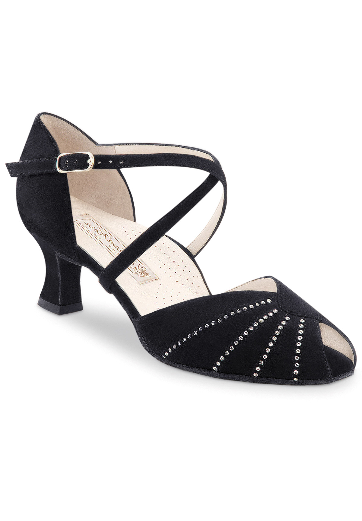 Werner Kern Sonia Dance Shoes-Black Suede