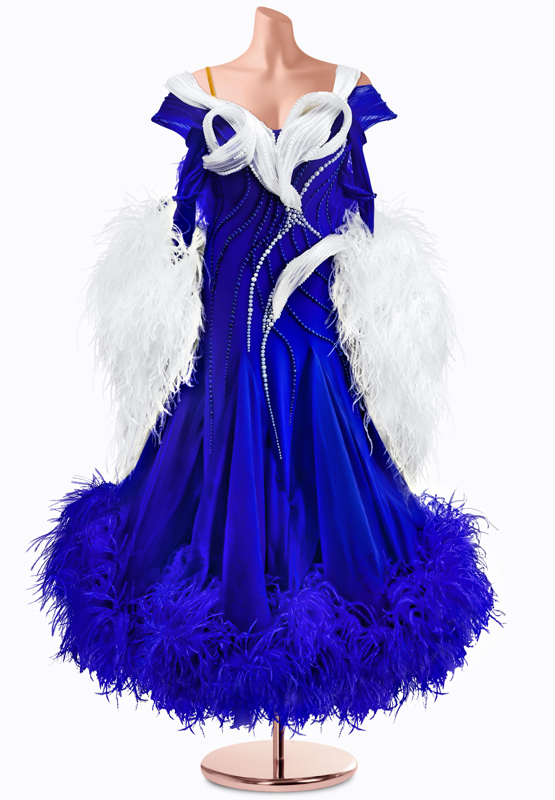 Sea Pearl Ballroom Gown AM-B3477