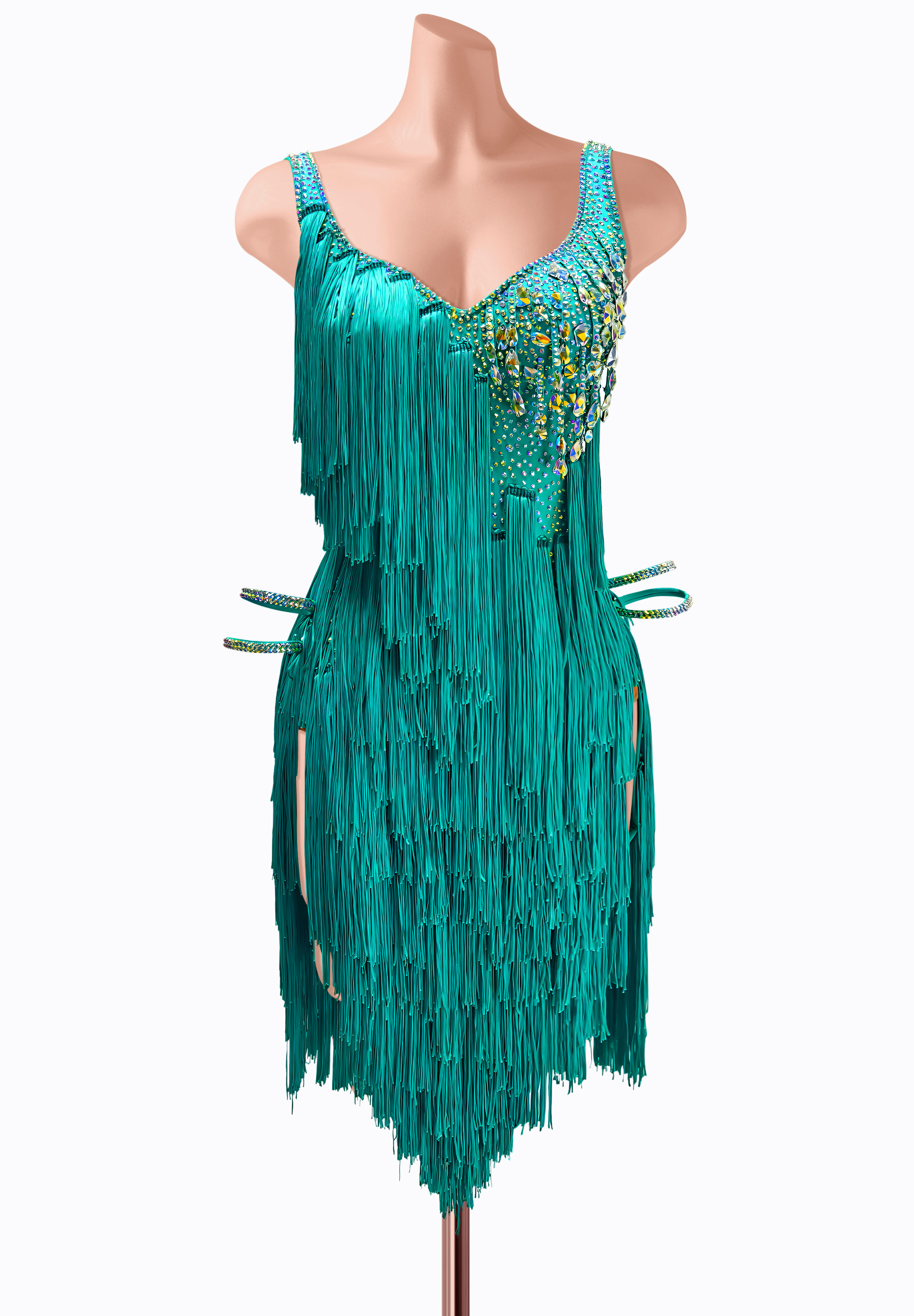 Twinkle Lagoon Latin Dress AM-L3822