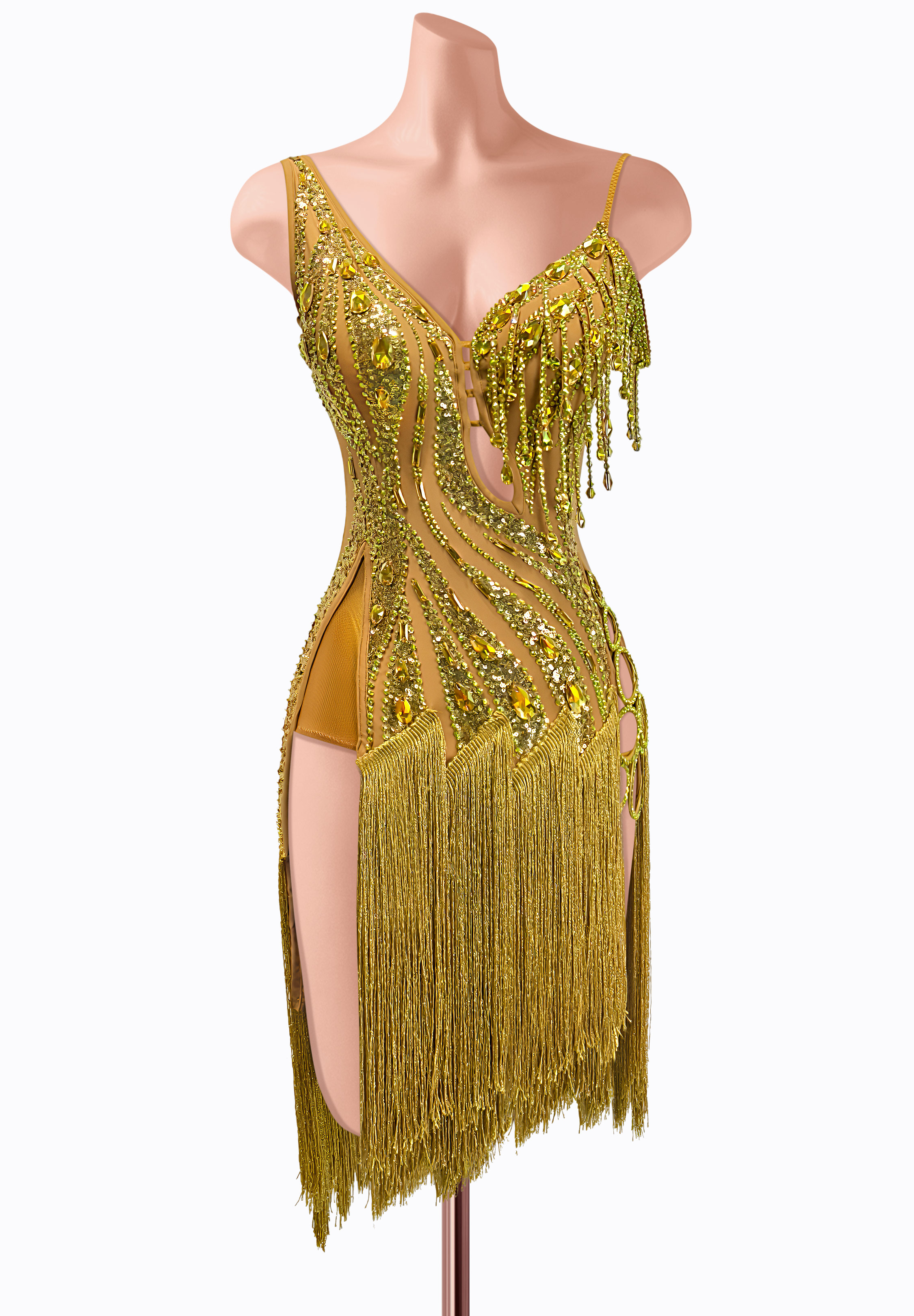 Gilded Sands Latin Dress AM-L3826