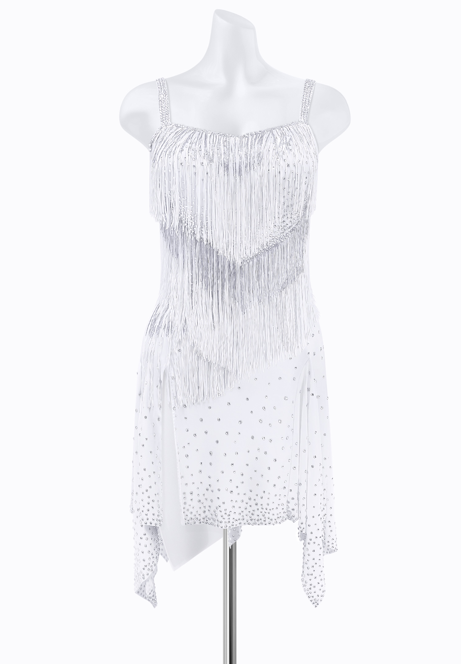 Angelic Fringe Latin Dress AM-L3759