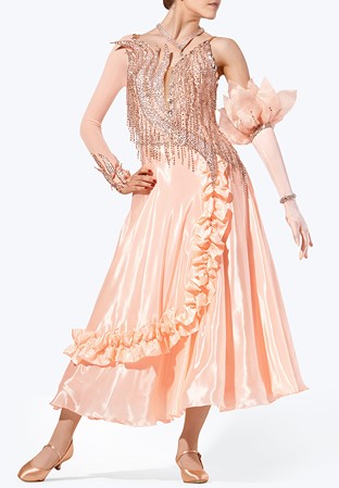 Sunburst Frill Ballroom Gown AF-B2305