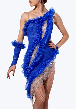 Starry Frill Latin Dress AF-L2302
