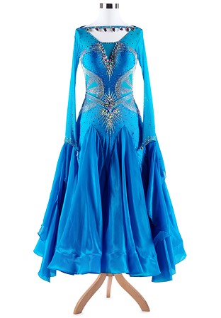 Amazing Goddess Ballroom Dance Gown A5376
