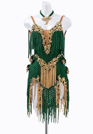 Amazon Mesh Latin Dress PR-L225130A
