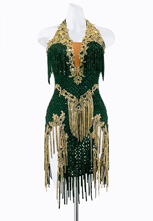 Amazon Mesh Latin Dress PR-L225130