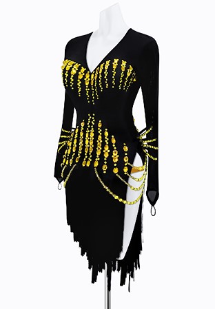 Amber Fringe Latin Dress AML3006