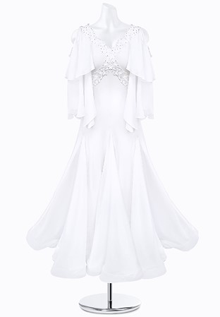Angelic Cape Ballroom Gown AM-B3010