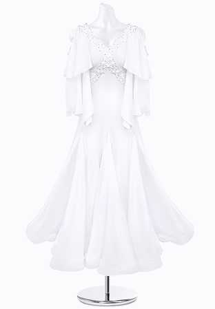 Angelic Cape Ballroom Gown AMB3010