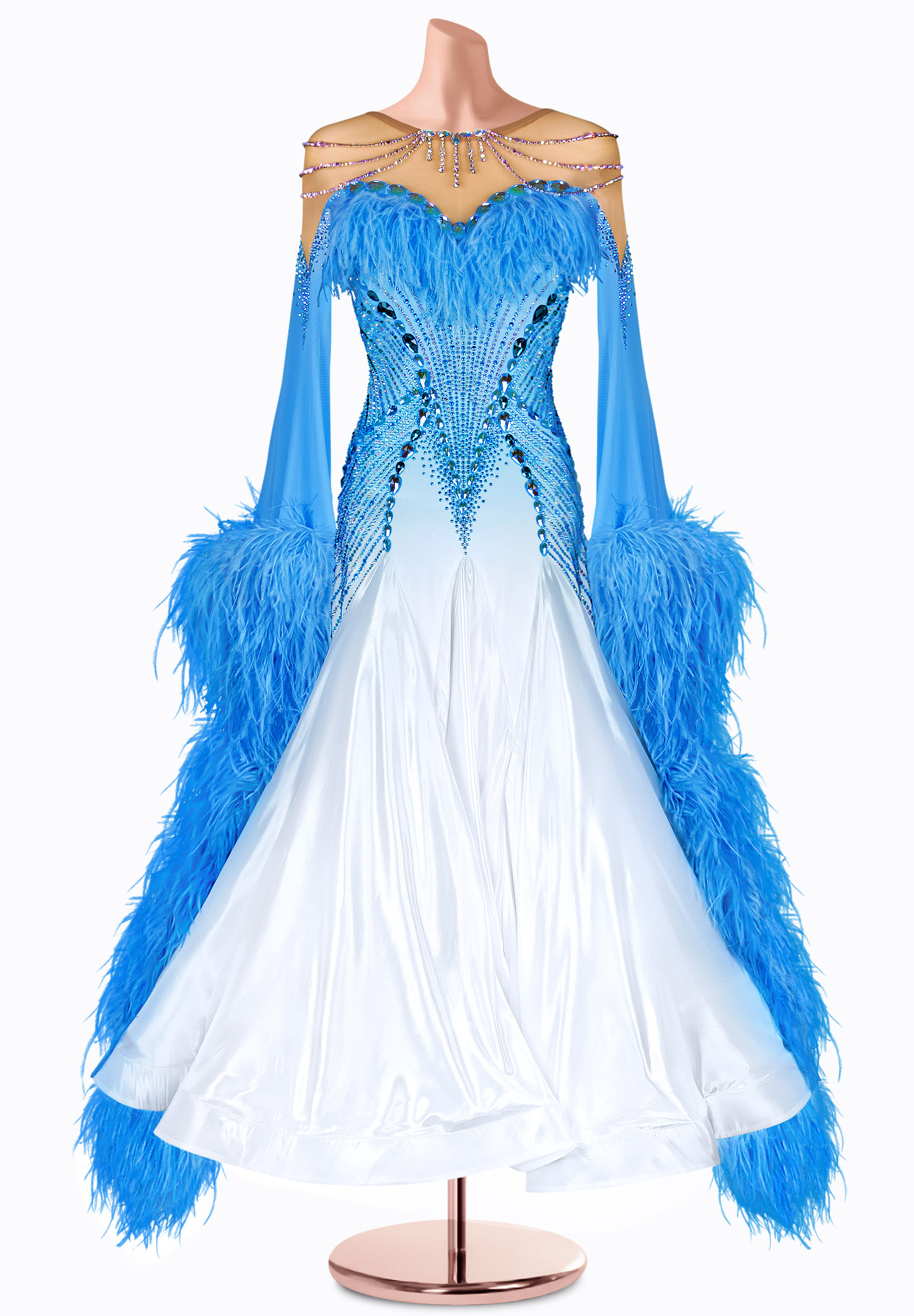 Azure Desert Ballroom Gown TID-BM0960