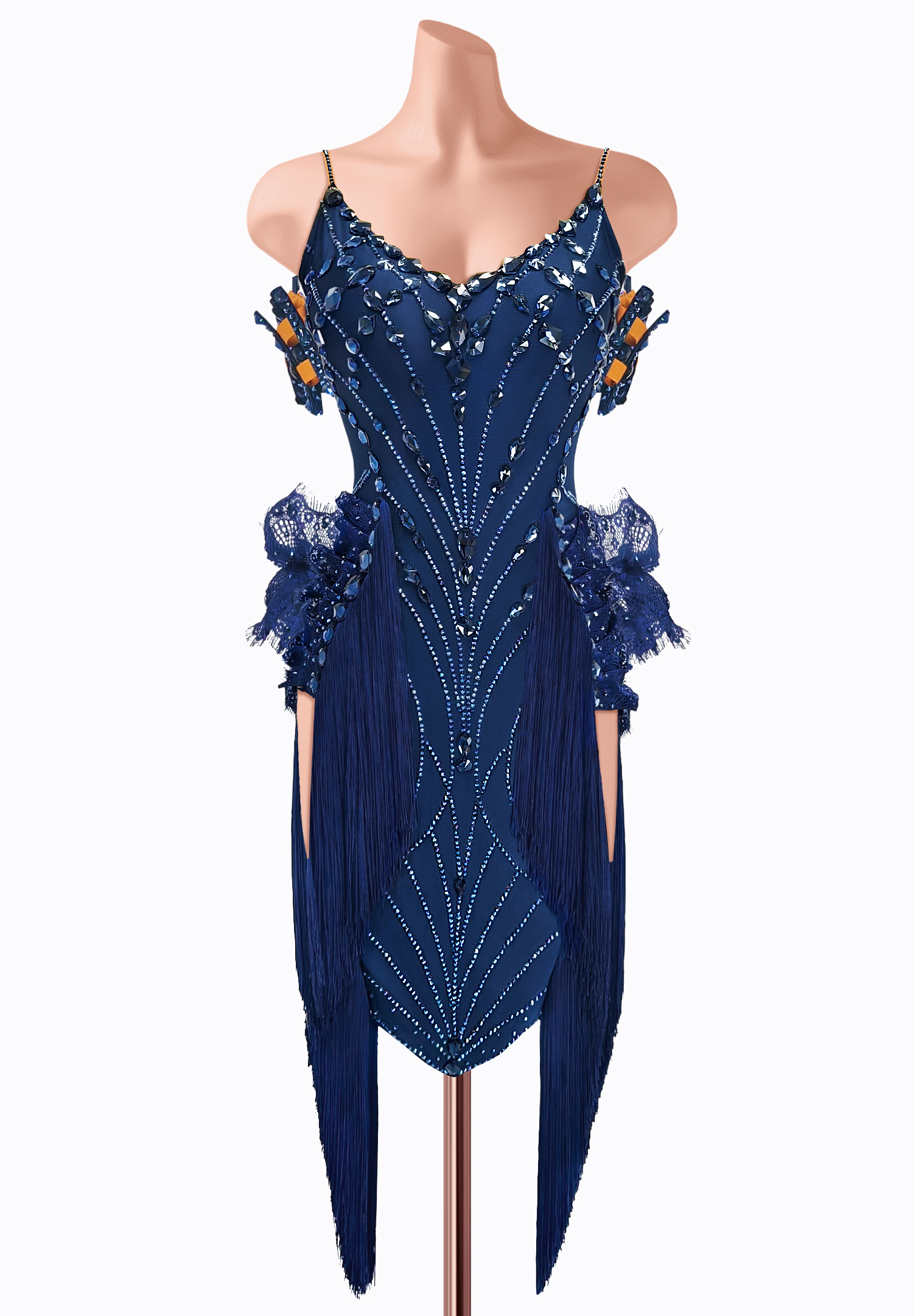 Azure Rhythm Latin Dress AM-L3786