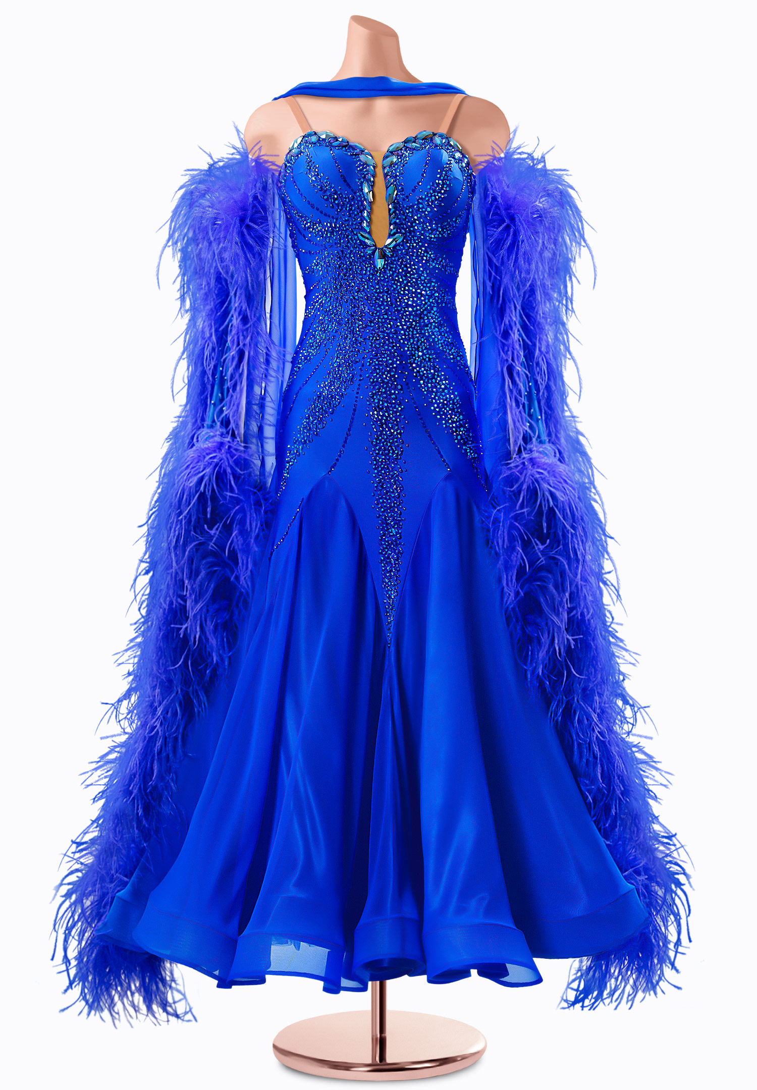Azure Star Ballroom Gown TID-BM1253