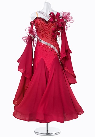 Ribbon Floral Ballroom Gown BS-B250019