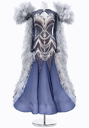 Moonlit Quill Ballroom Gown BS-B250031