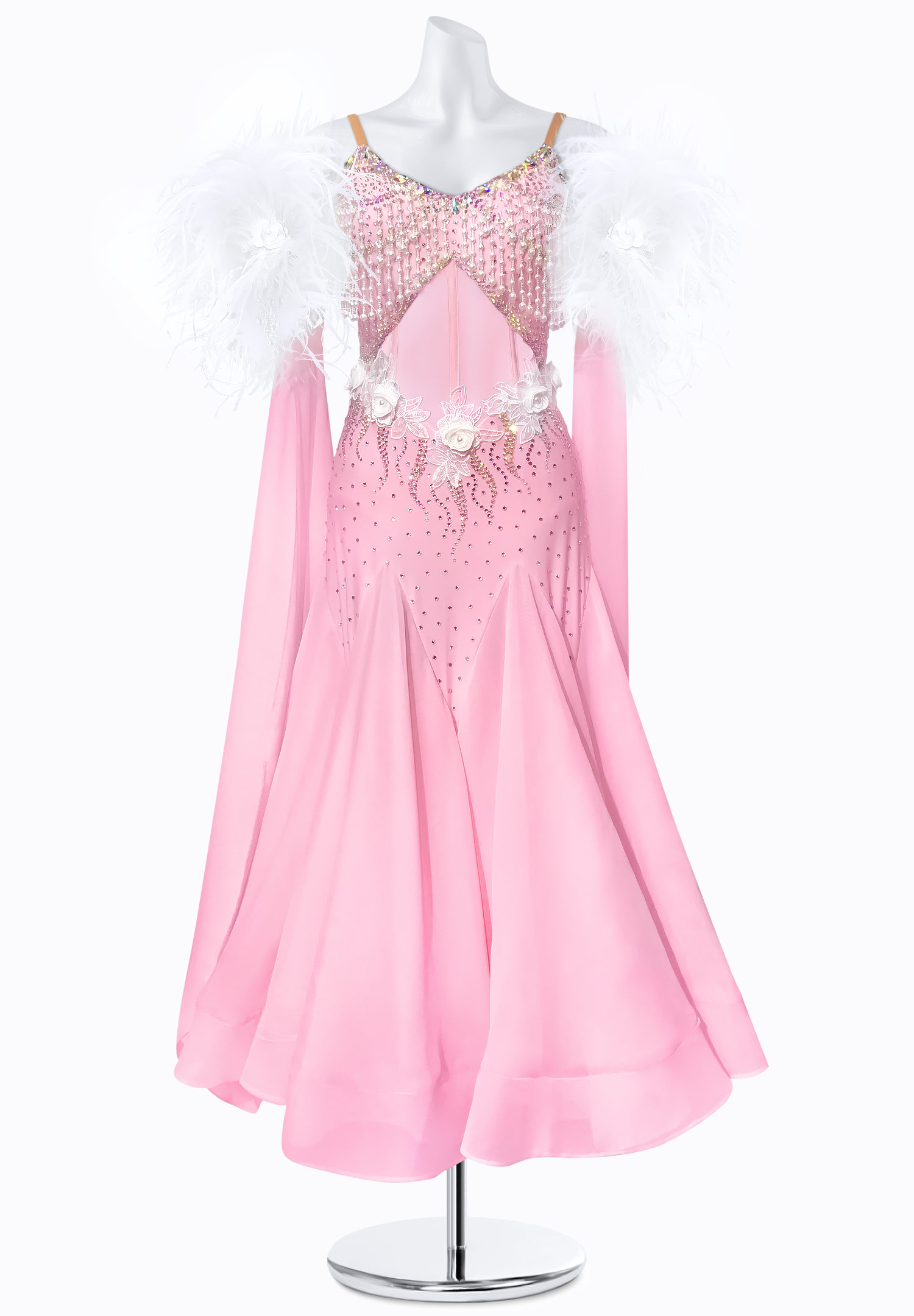 Soft Rose Ballroom Gown BS-B250056