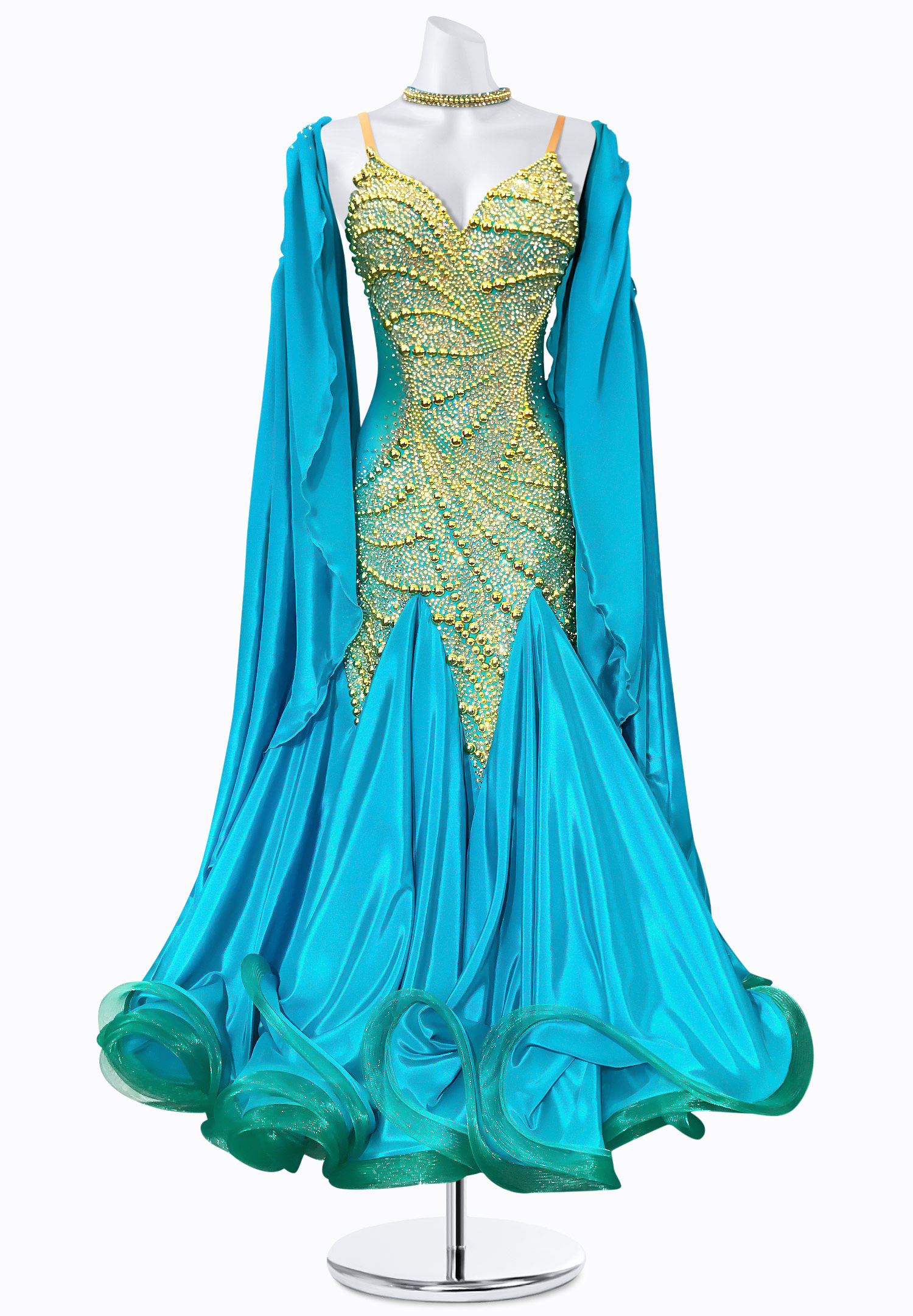 Lagoon Allure Ballroom Gown BS-B250062