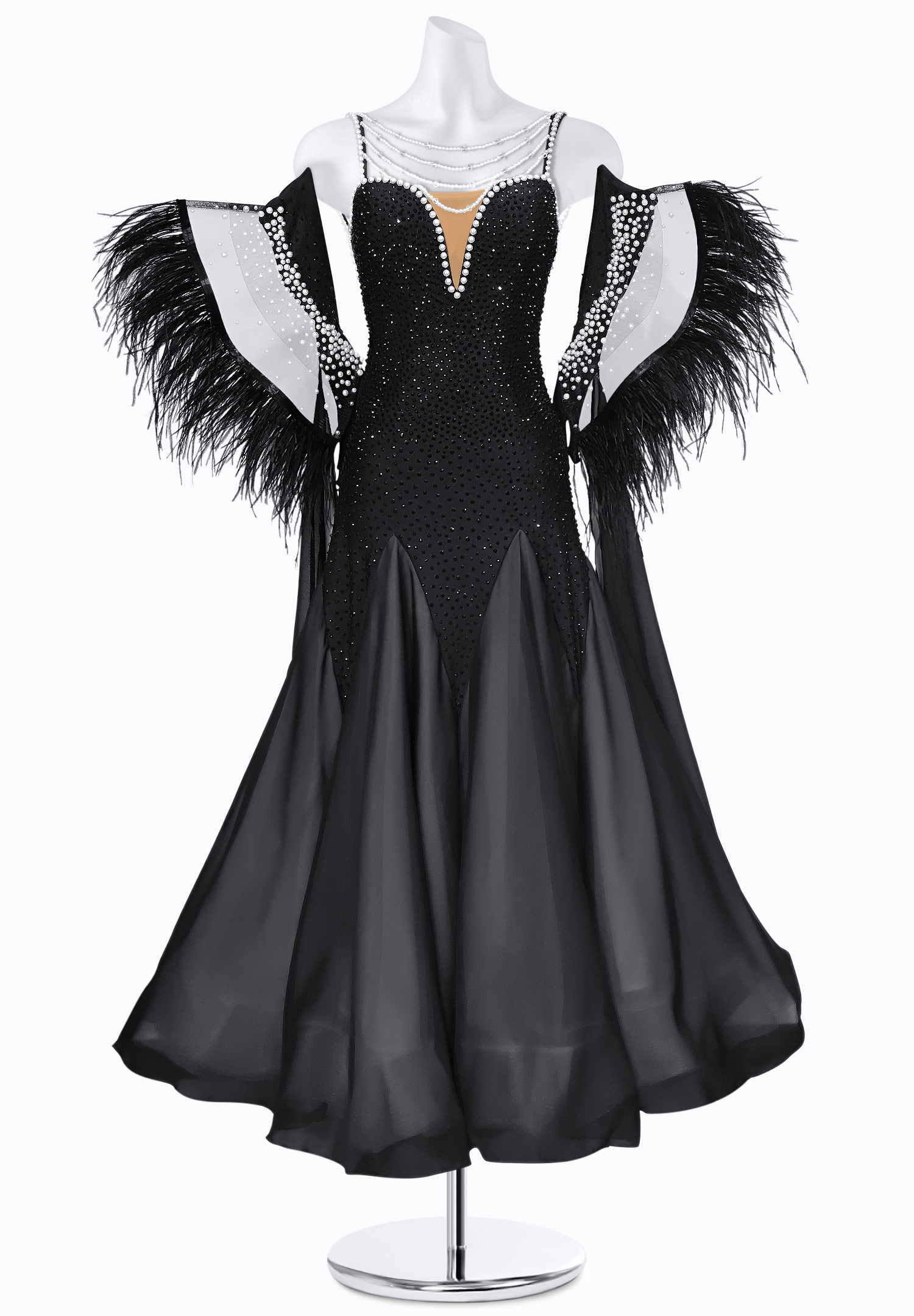 Onyx Pearl Ballroom Gown BS-B250079