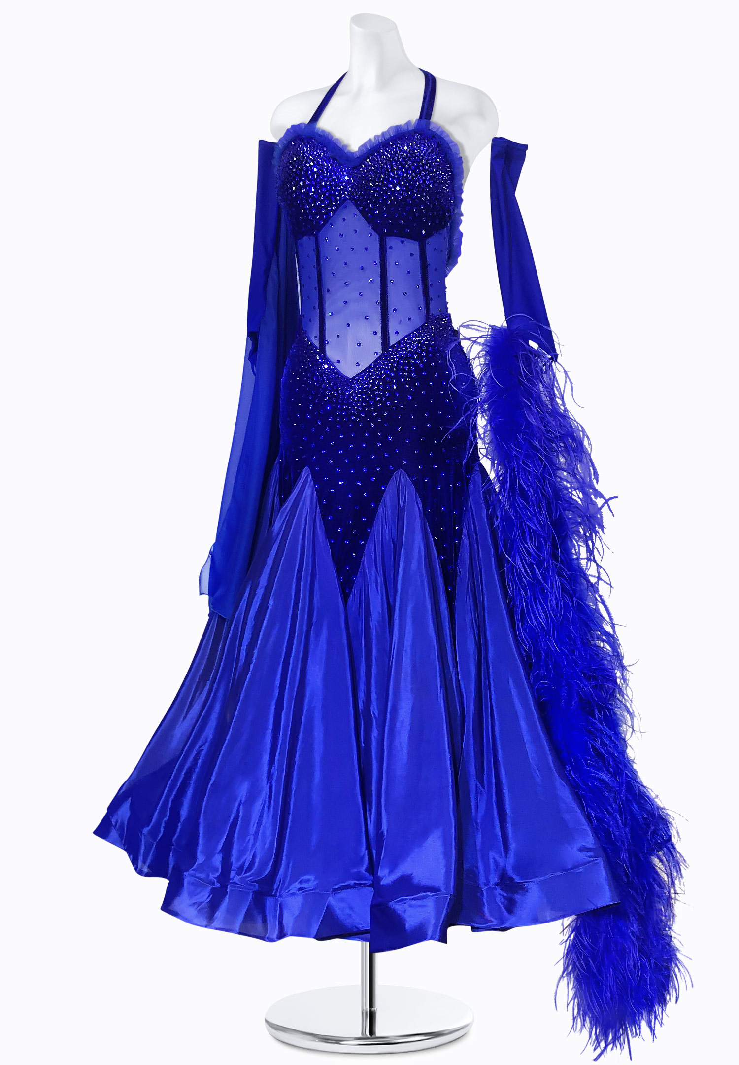 Azure Tide Ballroom Gown BS-B250085 | International Ballroom