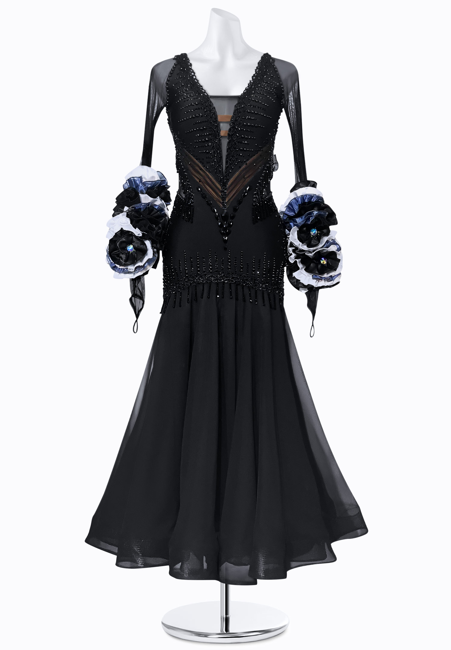 Dark Dahlia Ballroom Gown BS-B250102