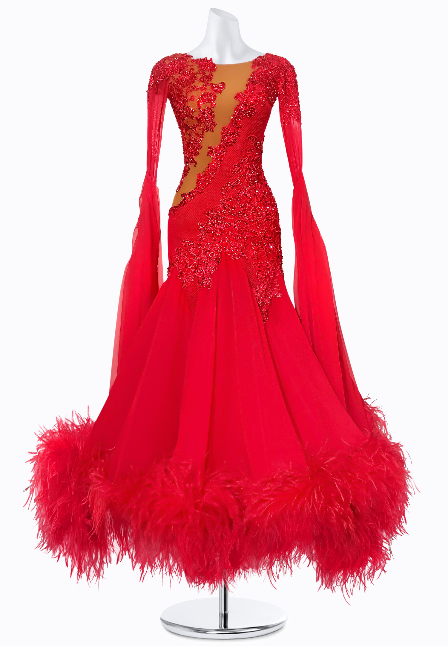 Romantic Rose Ballroom Gown BS-B250126