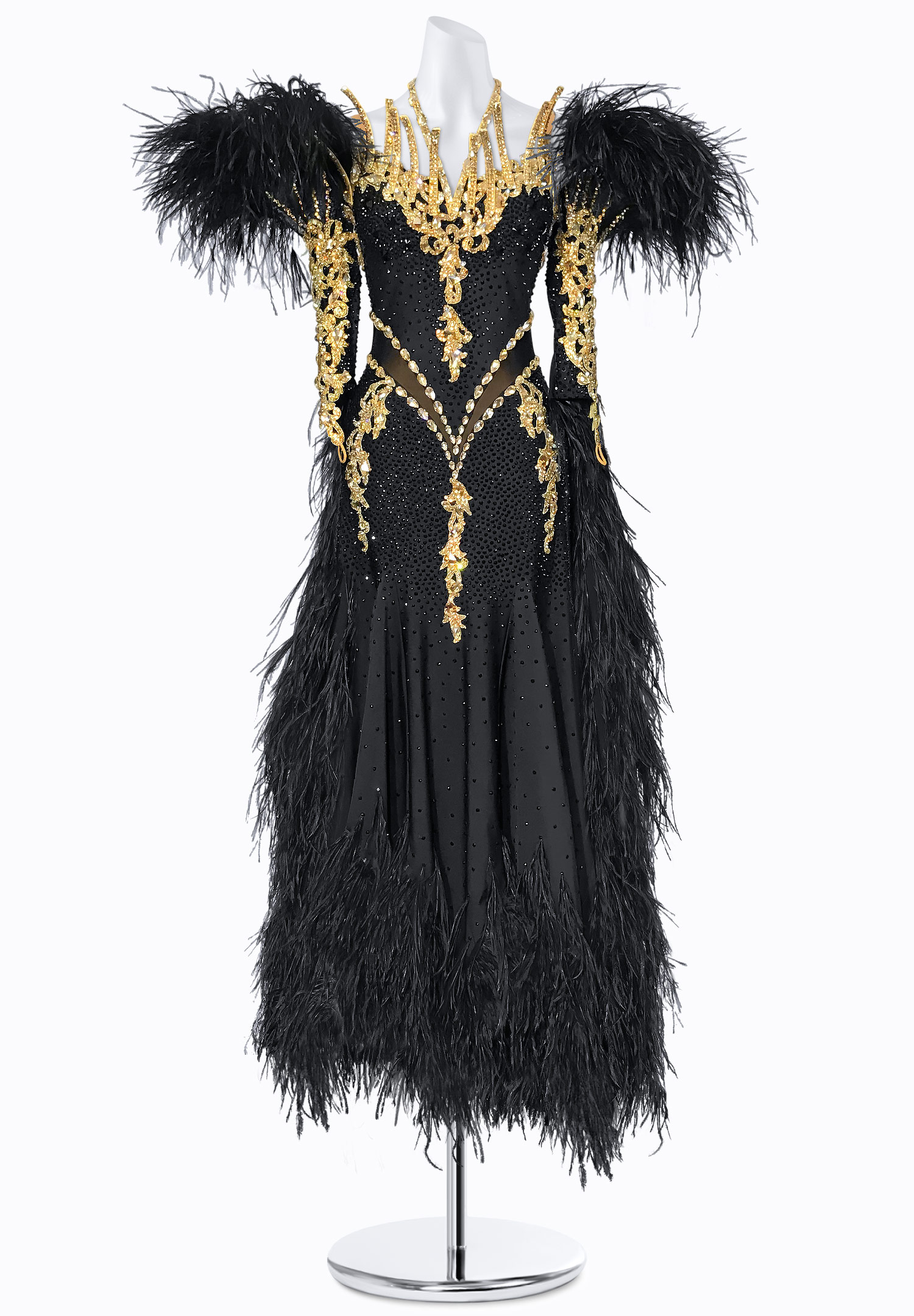 Onyx Crown Ballroom Gown BS-B250127