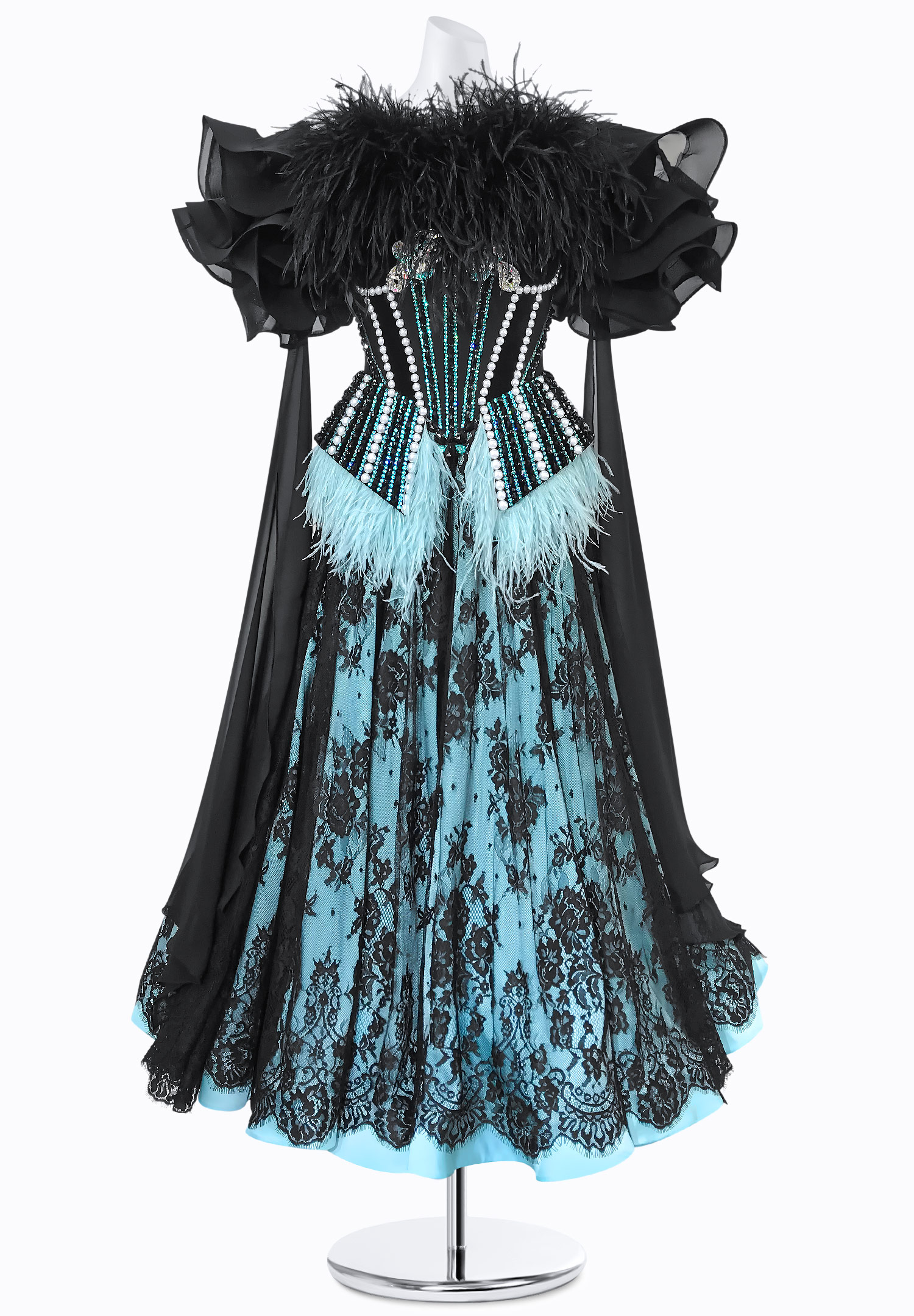 Moonlit Lace Ballroom Gown BS-B250133