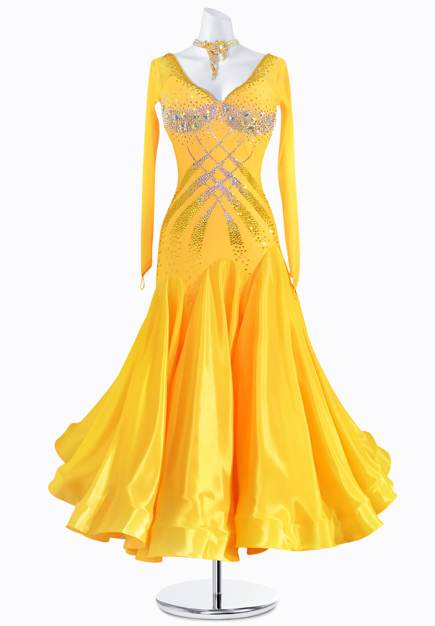 Sunny Spins Ballroom Gown BS-B250143