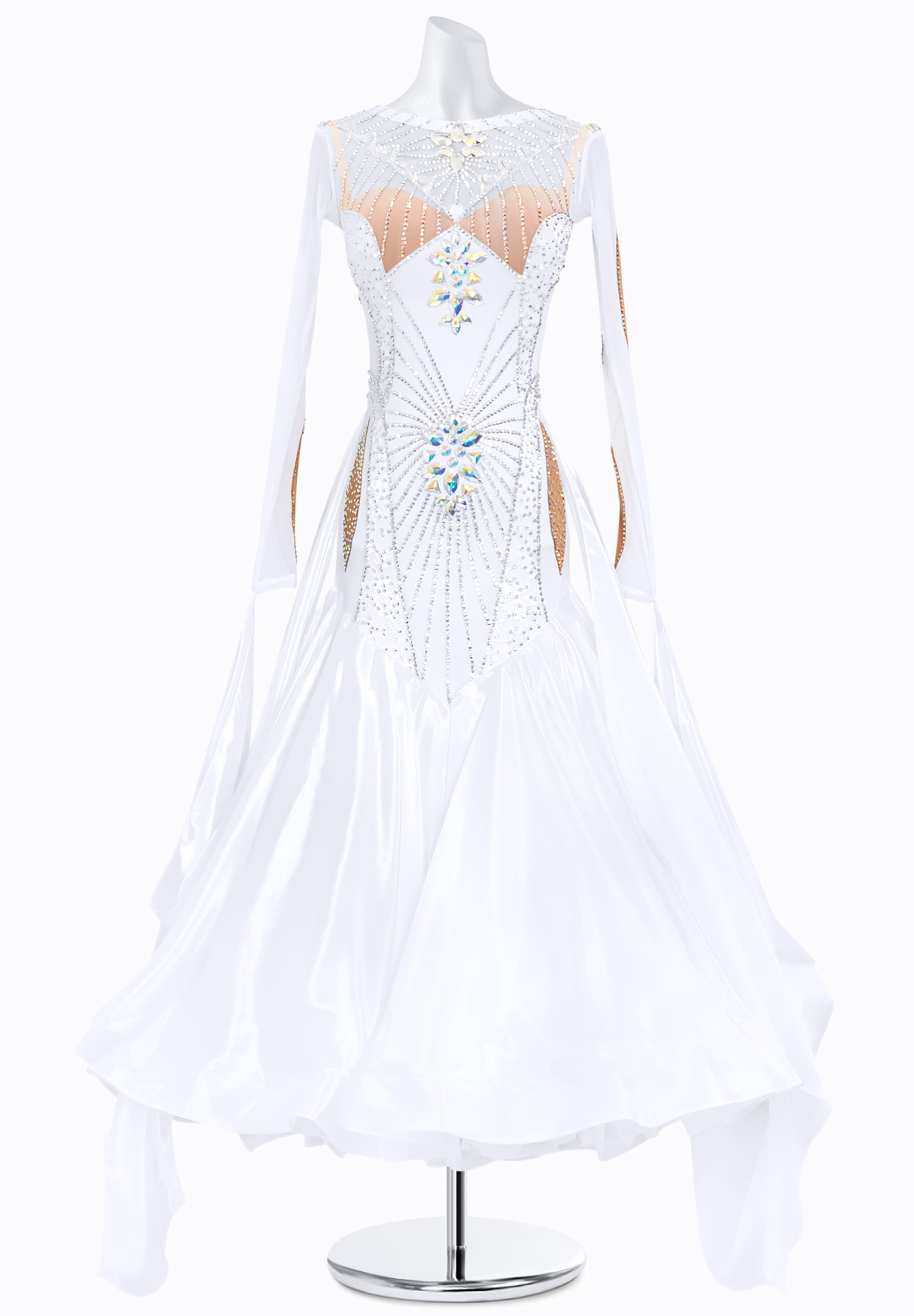 Frosted Twirls Ballroom Gown BS-B250144