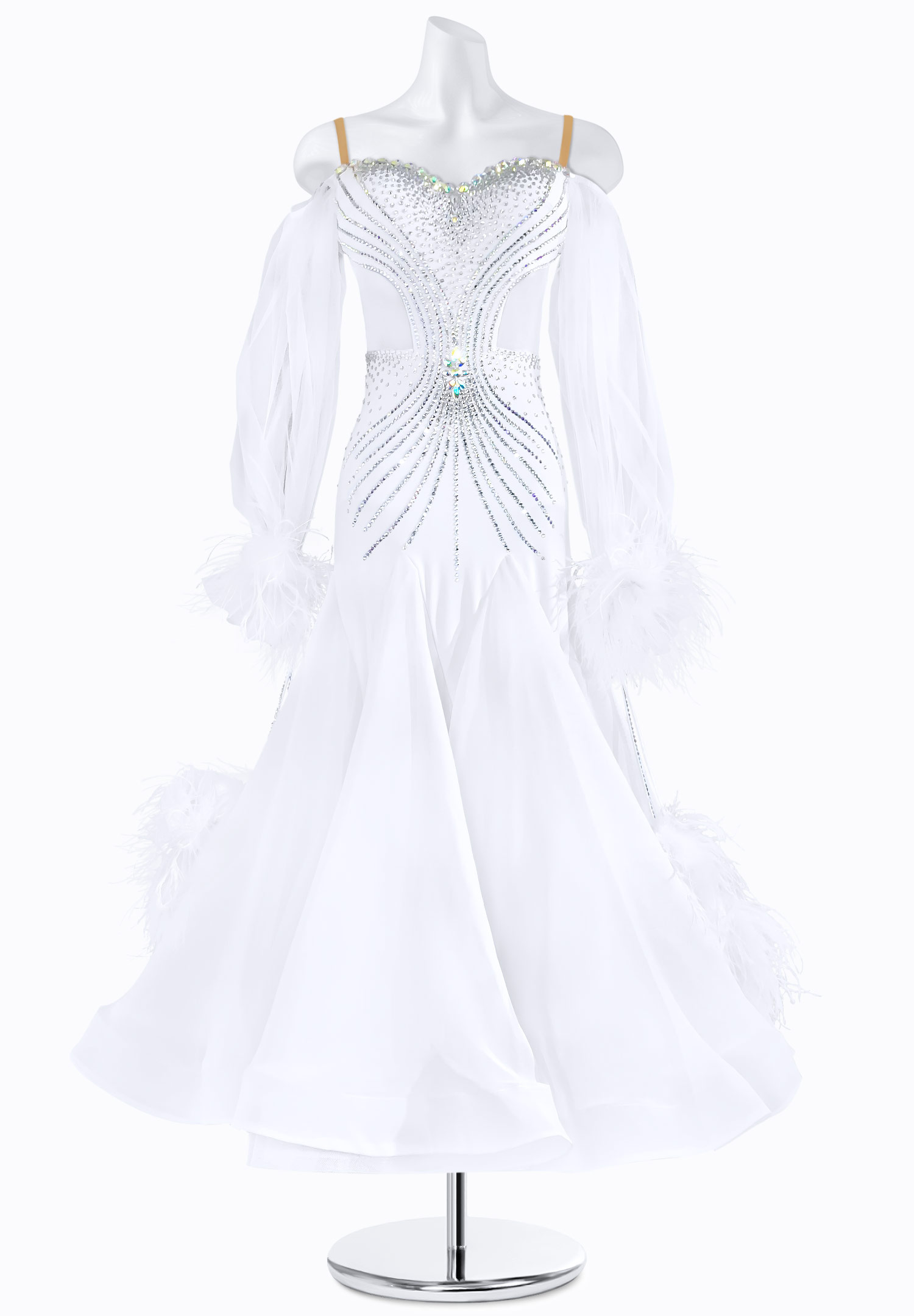 Delicate Snowfall Ballroom Gown BS-B250145