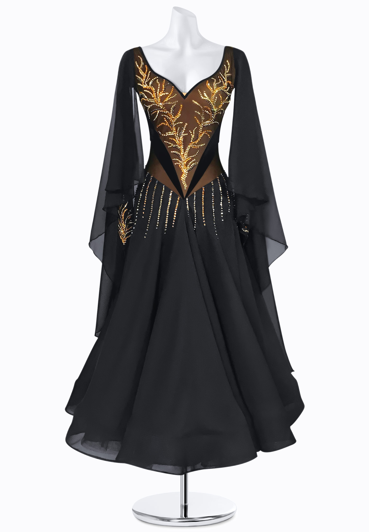 Amber Shadow Ballroom Gown BS-B250149
