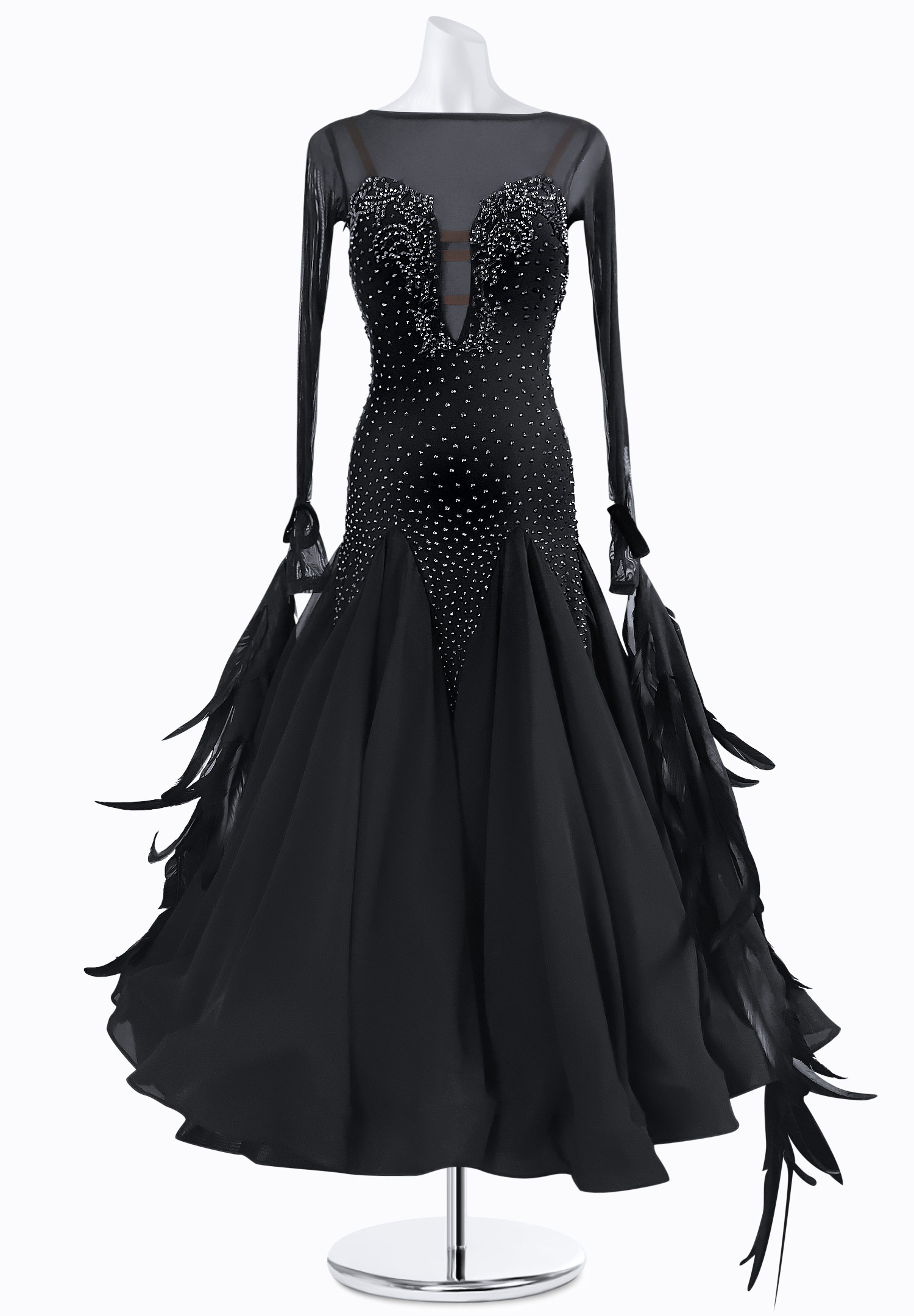 Onyx Sky Ballroom Gown BS-B250165